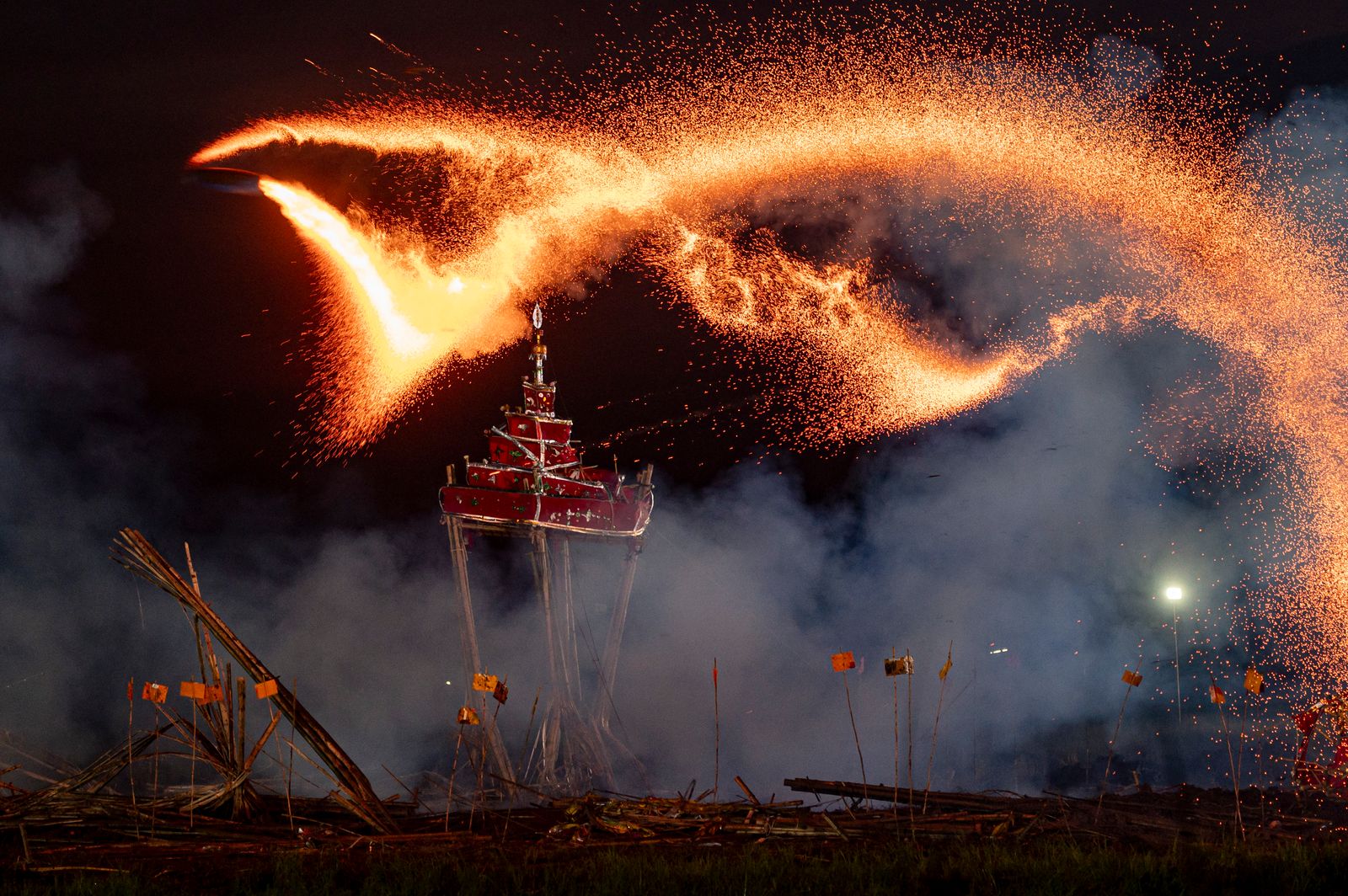 Traditional Mon &quot;Luk Nhoo&quot; Firework Festival