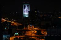 A view of Bangkok during a curfew.