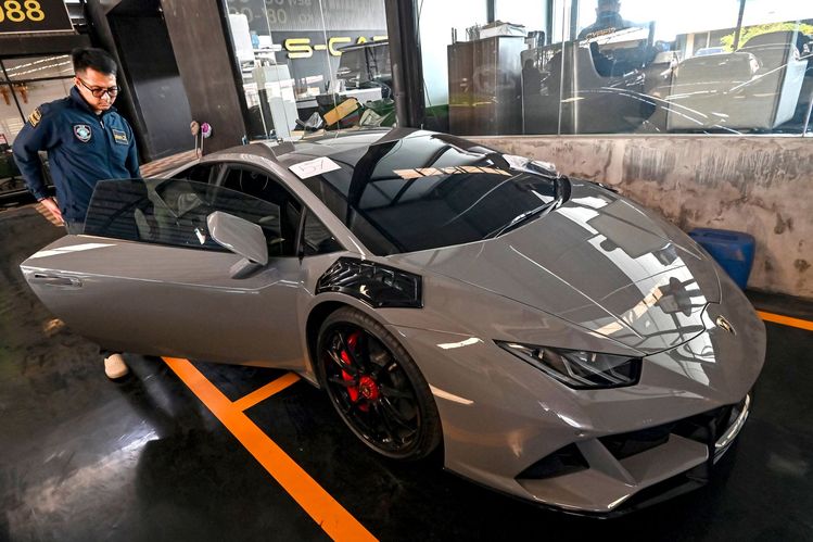 Seizure of 122 luxury Cars